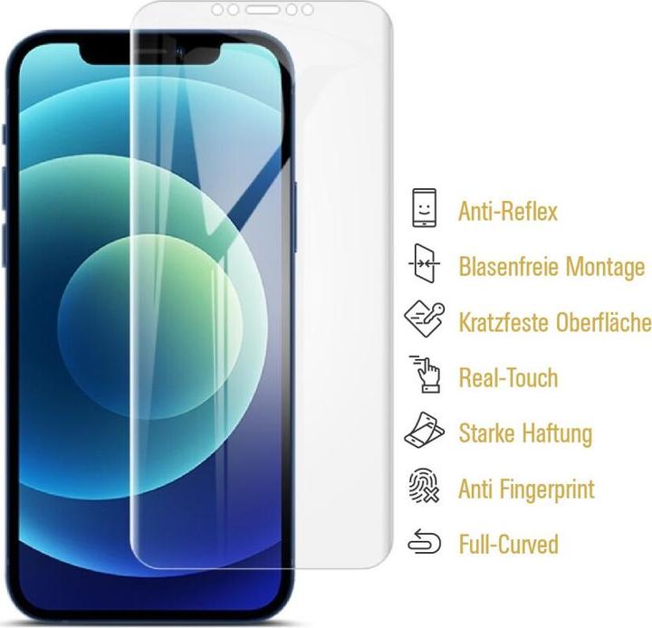 Produktbild Protectorking 3x Panzerfolie Anti-Shock matt entspiegelt (3 Stück, Apple iPhone 12 mini)