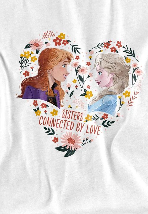 Immagine prodotto Disney Frozen Sisters Connected By Love TShirt Valentinstag (128)