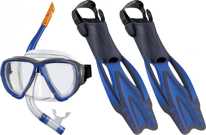Beco Masken-Schnorchel-Flossen-Set Standard | blau | 3639
