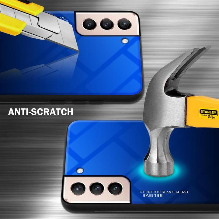 Produktbild Cadorabo TPU 2 Farben Glas Cover (Samsung Galaxy S21+)