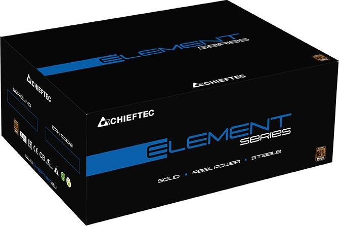 Produktbild Chieftec ELP-600S power supply unit 20+4 pin ATX PS/2 Black (600 W)