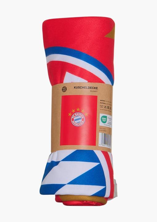 Produktbild FC Bayern München Kuscheldecke (170 x 130 cm)
