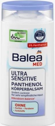 Produktbild dm Balea Balea, Med Ultraempfindlichkeit, Körperlotion mit Panthenol, 250 ml (Körperlotion, 250 ml)