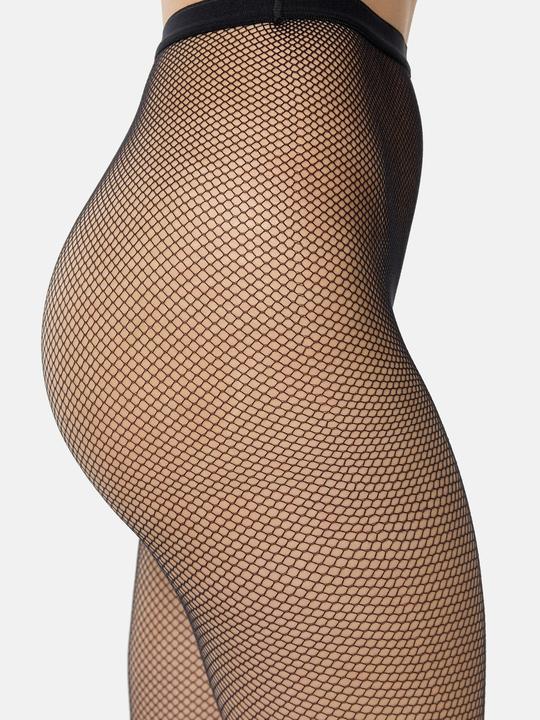 Produktbild DIM Strumpfh Netz Schwarz T3/4 (15 DEN)