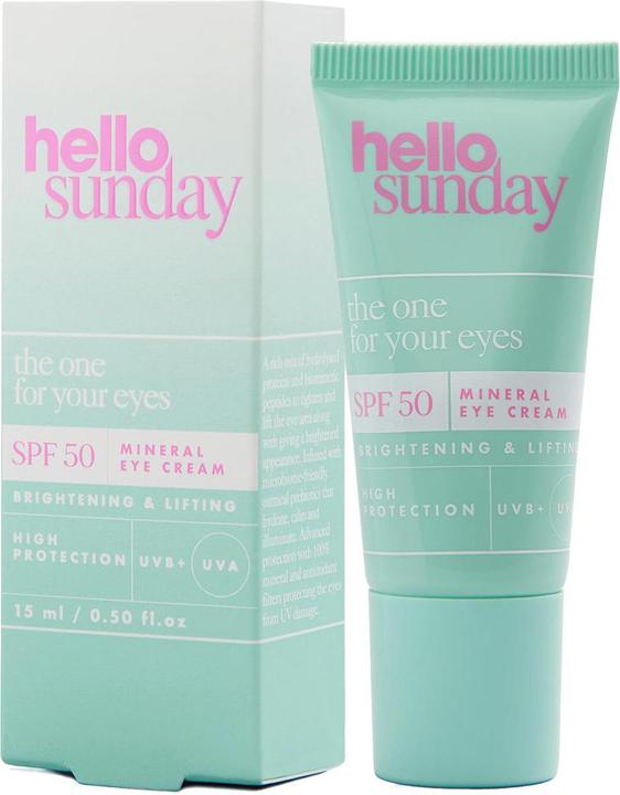 Image du produit Hello sunday the one for your eyes Crème minérale pour les yeux SPF 50 (Crème, 15 ml)