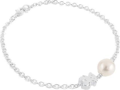 Tous Silver bracelet with pearl and teddy bear Sweet Dolls 215911520