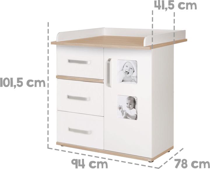 Produktbild Roba Pia (Babybett, Wickelkommode, Kinderkleiderschrank)