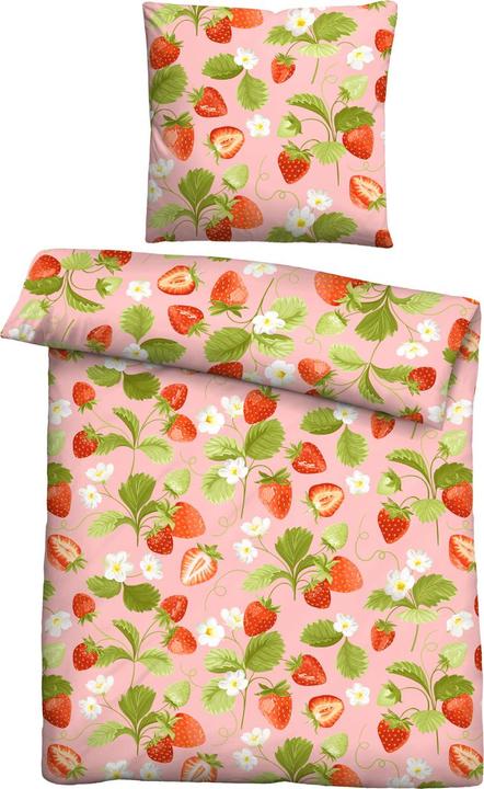 Image du produit Möbel-Eins Baumwoll-Renforce (Set de linge de lit, 135x200 cm)