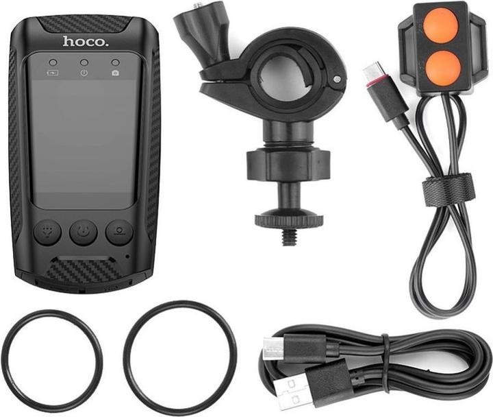 Image du produit Hoco Headphone with microphone riding recorder with screen 2" 4K DV104 black