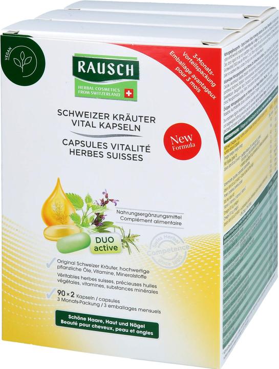 Produktbild Rausch Schweizer Kräuter Vital Kapseln (180 Stück, Kapseln, 159 g)