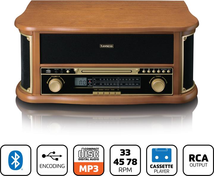Actual product image Lenco TCD-2551 wood (Automatic)