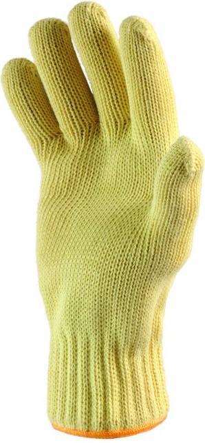 Actual product image Jutec Heat resistant gloves, 5 fingers, up to 500 °C, 1 pair, Kevlar® knit. (One size)