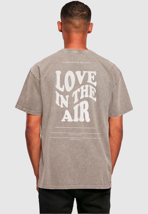 Actual product image Merchcode Love In The Air Acid Washed Heavy Oversize Tee - 136177 (XXL)