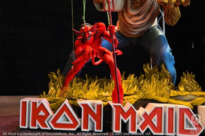 Actual product image Knucklebonz 3D Vinyl: Iron Maiden - The Number of the Beast Statue
