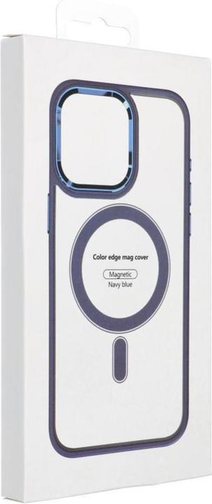 Image du produit OEM Back panel cover COLOR EDGE MAG COVER case compatible with MagSafe for IPHONE 14 navy blue (Apple iPhone 14)