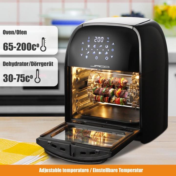 Actual product image Jago Heissluftfritteuse 8in1