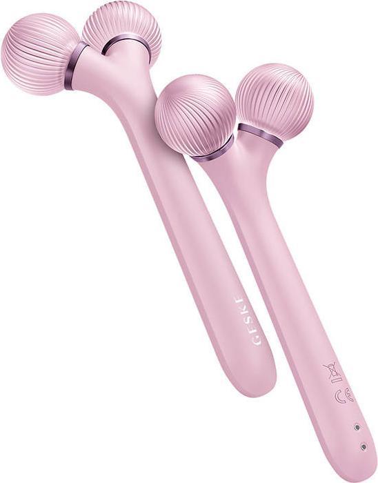 Actual product image Konjac Sponge Roller soniczy do twarzy 4w1 Geske z Aplikacją (różowy)