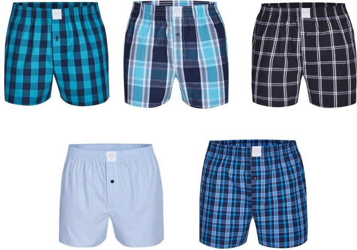 Produktbild Mg-1 Web-Boxershorts Casual Locker sitzend (M, 5er Pack)