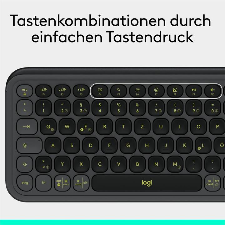 Actual product image Logitech Pop Icon Keys (DE, Wireless)