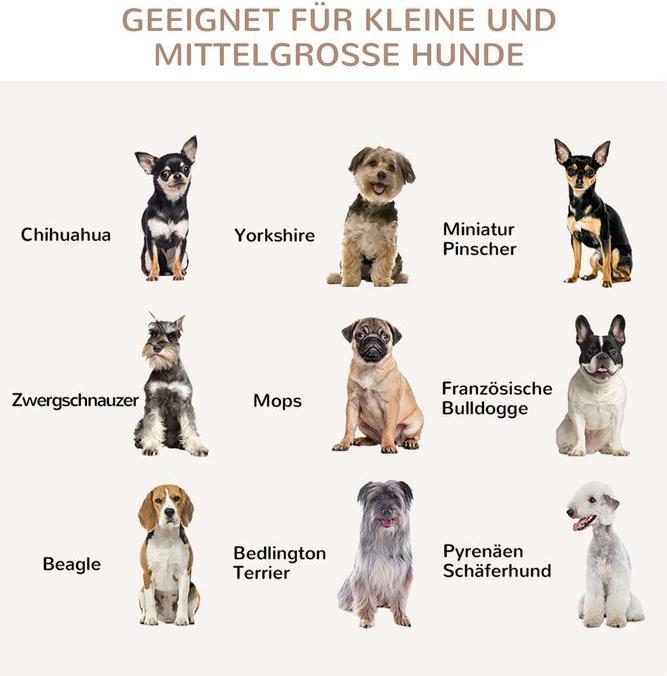 Produktbild Swisshandel24 Hundekäfig, Tierkäfig aus Holz, Haustierkäfig für mittelgrosse Hunde, Hundehütte mit Kissen, Hundebo (Hundehütte)