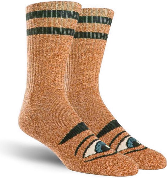 Toy Machine Heather Sect Eye Crew Socks (One Size)