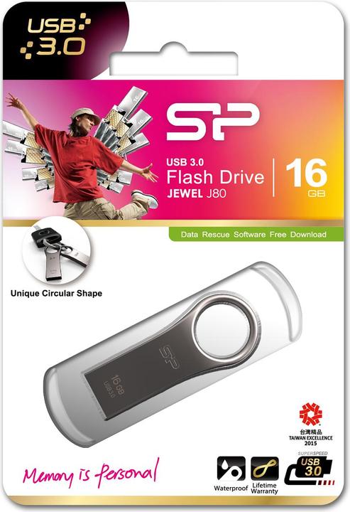 Actual product image Silicon Power Jewel J80 (16 GB, USB-A)
