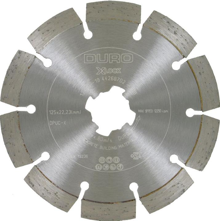 Duro DPU/C-X 125 Diamantsäge DPU/C 125 x XLOCK