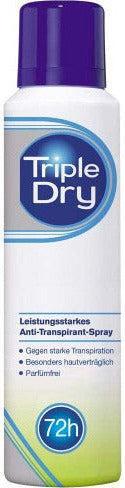 Triple Dry Anti-Transpirant Spray 72h Schutz, 150 ml (Spray, 150 ml)
