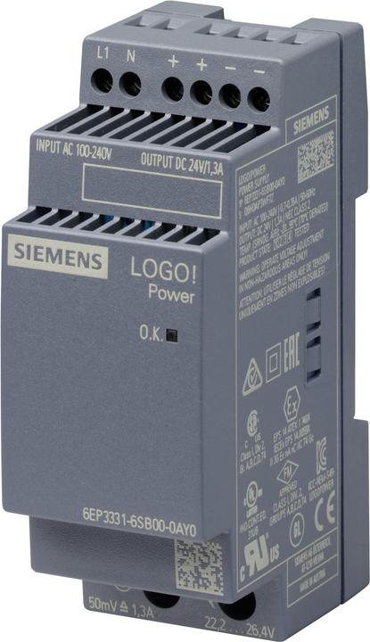 Siemens Unità di alimentazione su guida top-hat (guida DIN)