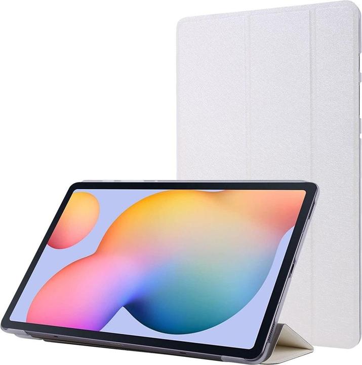 König Design Schutz Tablet Hülle für Samsung Galaxy Tab S7 Case Cover Klapp Tasche Etuis Weiss (Galaxy Tab S7)