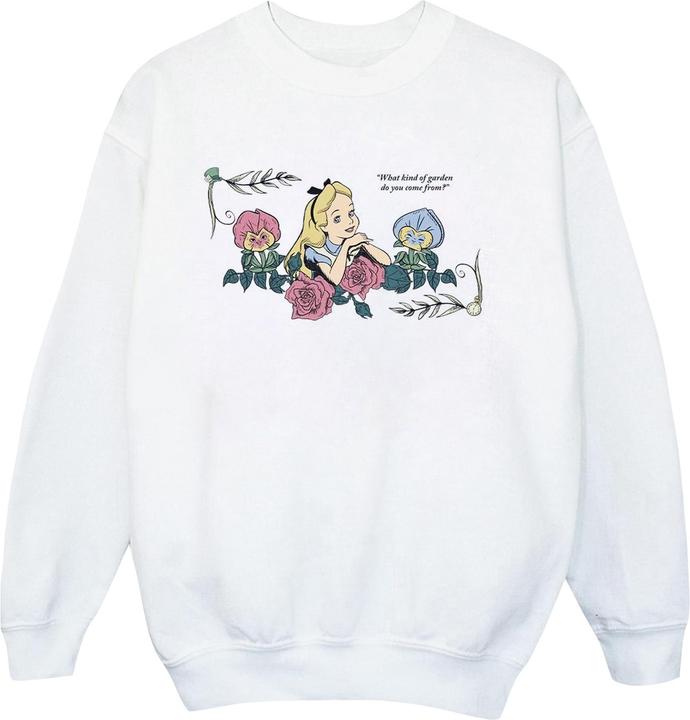 Disney Alice im Wunderland Sweatshirt Jungen What Kind Of Garden