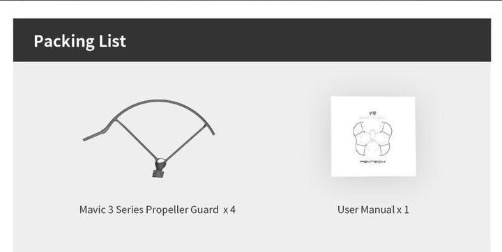 Image du produit Pgytech Protection d'hélice Mavic 3 Classic (Protection des hélices, DJI Mavic 3 Classic)