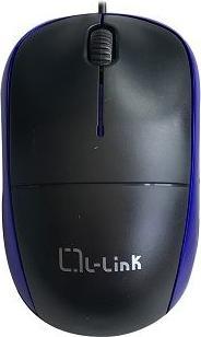 Produktbild L-Link MOUSE OPTICAL USB BLACK/BLUE LL-2080-TO (Kabelgebunden)