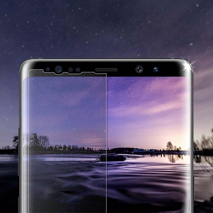 Actual product image Spigen Glass.tR Nano Liquid (1 Piece, Samsung Galaxy S9, Samsung Galaxy S9+)