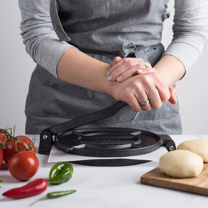 Immagine prodotto Chef Tacos Pressa per tortilla in ghisa da 20 cm