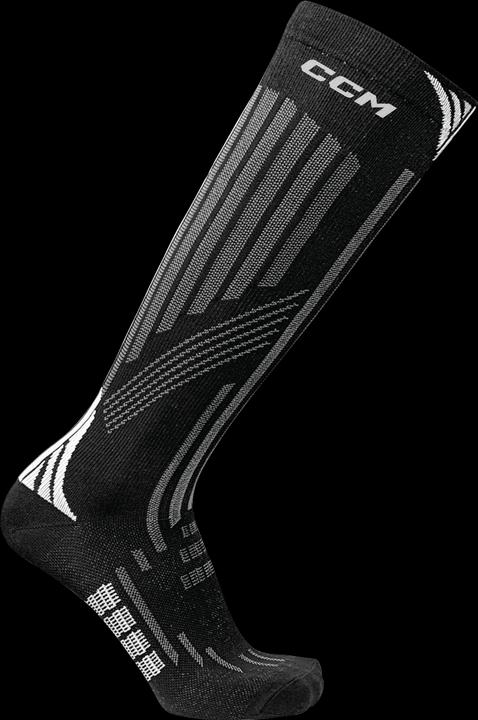 Produktbild CCM SOCKPT3D Skatesocken Protech 3D Knie Schwarz/Weiss S (5016433) (S)
