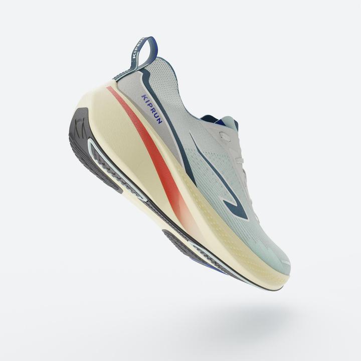 Actual product image Kiprun Laufschuhe Herren - Cushion 500 weiss/beige (43)
