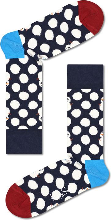 Happy Socks Big Dot Snowman (Einzelpack, 36 - 40)