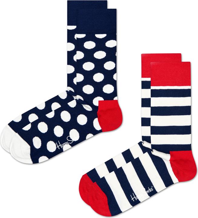 Actual product image Happy Socks Classic Big Dot (pack of 2, 41 - 46)