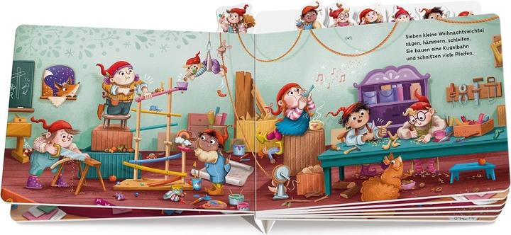 Actual product image Seven little Christmas elves (German, Susanne Lütje, 2024)