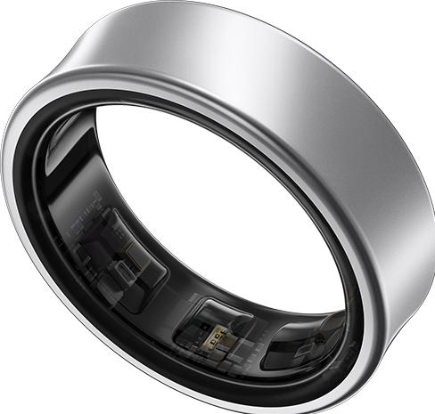 Actual product image Samsung Galaxy Ring (12, Titanium Silver)