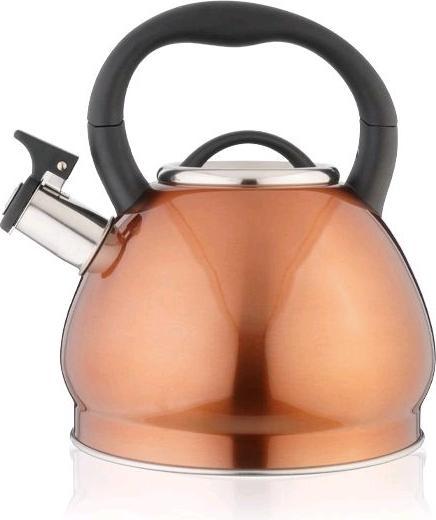 Produktbild Eva- Kochen und Haushalt Eva Flötenkessel kupfer Griff Schwarz3 l (3 l)