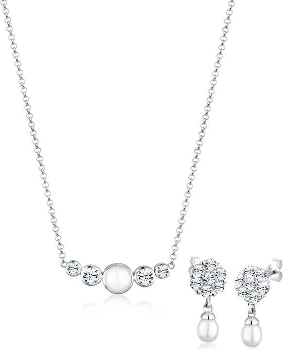 Immagine prodotto Elli Süsswasserzuchtperle e Swarovski Kristalle (925 Argento)