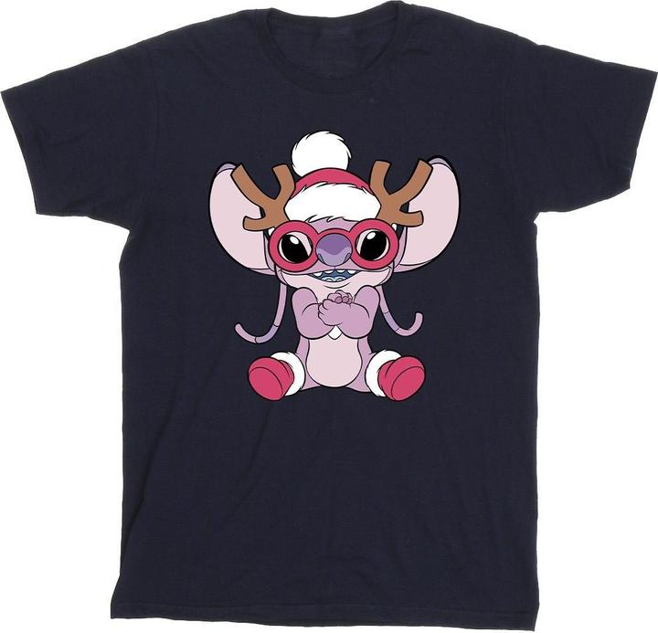 Disney Lilo & Stitch Angel Reindeer TShirt (5XL)