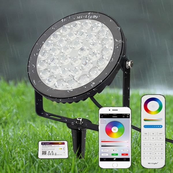 Produktbild Milight RGBW Funk LED Gartenspot 25W (2100 lm, IP66)
