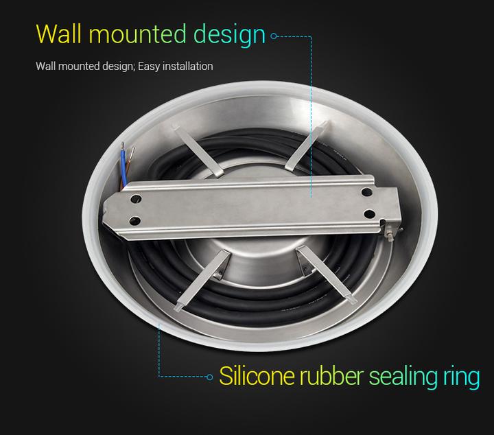 Actual product image Milight LED pool light (1100 lm, IP68)