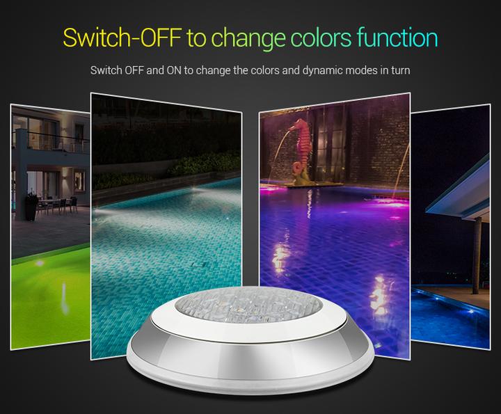 Actual product image Milight LED pool light (1100 lm, IP68)