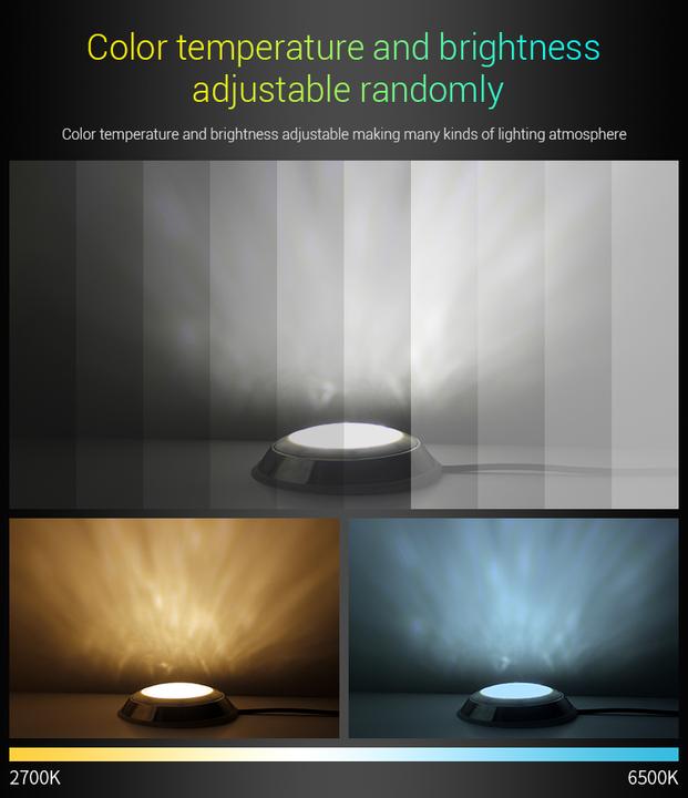 Actual product image Milight LED pool light (1100 lm, IP68)