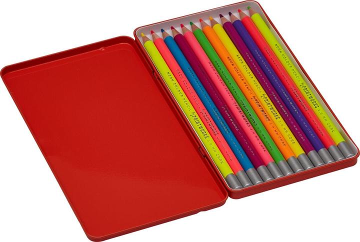 Actual product image Printworks Colored pencil set NEON (Orange, 12 x)