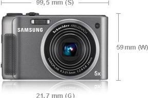 Produktbild Samsung WB2000, 10MPixel, 5x Zoom, FullHD-Movies, Schwarz (1/2,3'')
